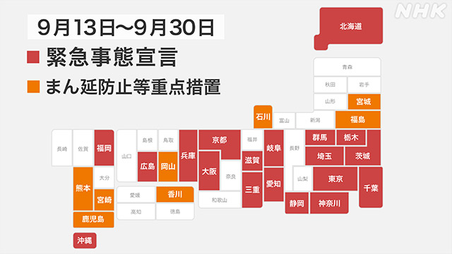 緊急事態宣言中のお願い