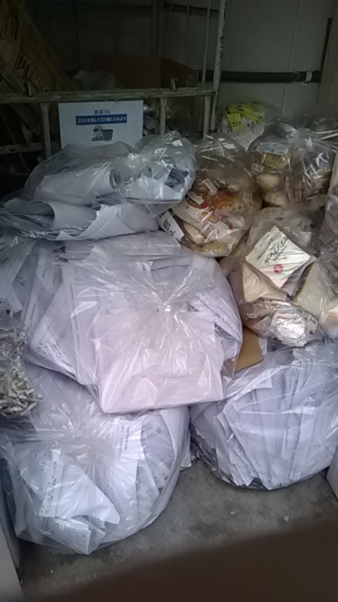 青森市・某介護施設の準備ゴミ回収ご依頼。