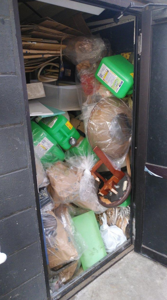茅ケ崎市・ゴミ庫に溜まった不用品処分ご依頼。