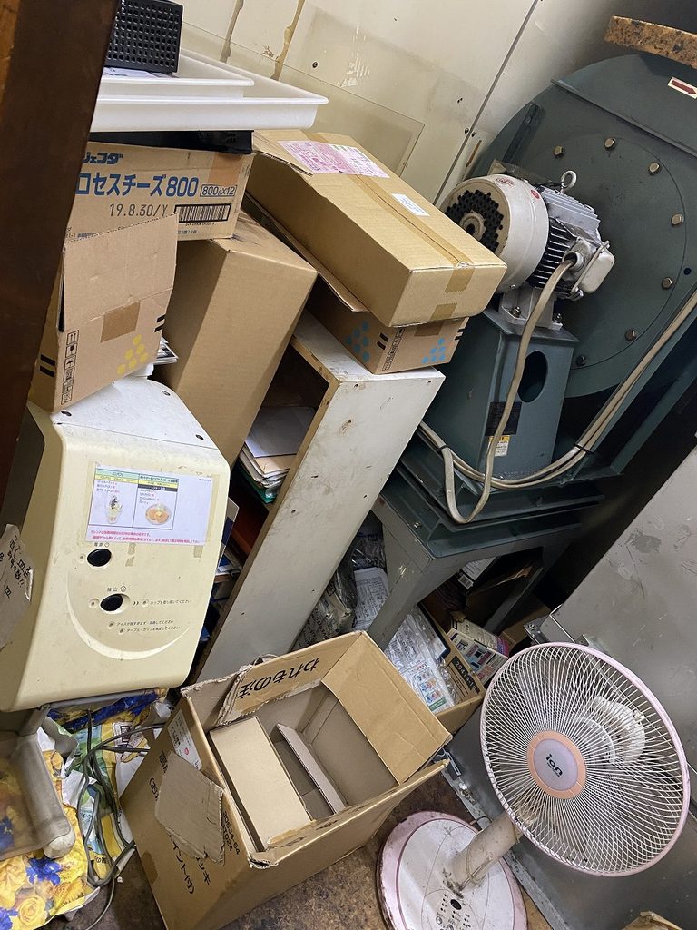 店舗移転に伴った粗大ごみ処理ご依頼